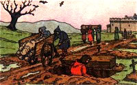 Auszug aus einer Pestnacht in Naundorf im Mittelalter